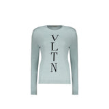 Valentino Blue Angora Sweatshirt