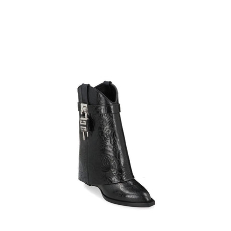 Givenchy Black Calfskin Ankle Boots