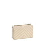 PINKO Beige Calf Leather Bos Taurus Shoulder Bag
