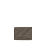 Michael Kors Brown Fabric Wallet