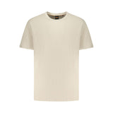 Hugo Boss Beige Cotton Men T-Shirt