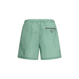 Prada Bicolor Recycled Polyamide Shorts