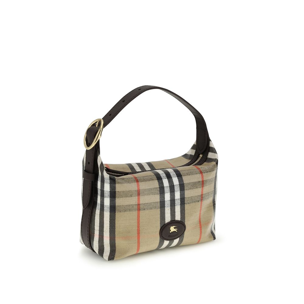 Burberry Beige Cotton Shoulder Bag