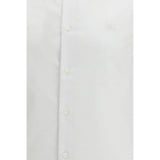 Burberry White Cotton Dress Shirt
