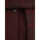 Burberry Bordeaux Wool Coat