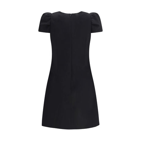 Alexander McQueen Black Wool Casual Dress