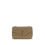 Saint Laurent Beige Calf Leather Bos Taurus Shoulder Bag