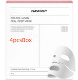 Deep Collagen Overnight Mask The Real Collagen Facial Sheet Masks With Low Molecular Weight Collagen For Elasticity Firming