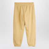 Mini Rodini Beige plain piping sweatpants