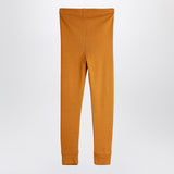 Mini Rodini Light brown modal leggings