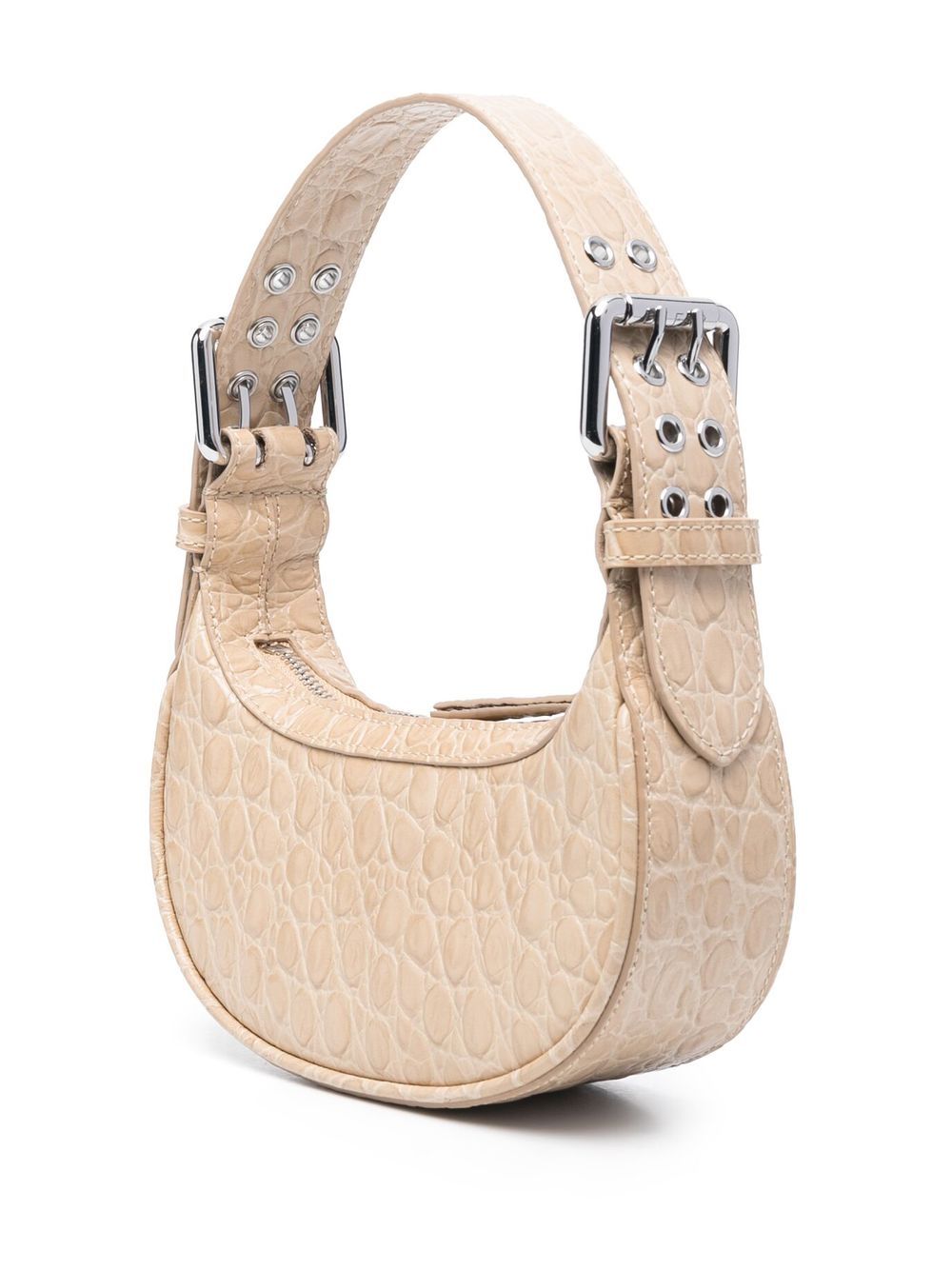 By Far Pre By Far mini Soho crocodile-embossed shoulder bag