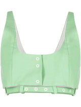 Ganni cropped tank top