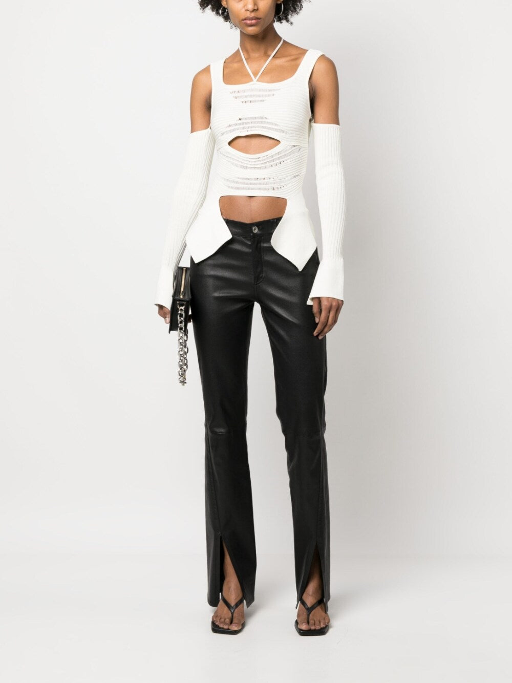 ANDREĀDAMO Andrea Adamo Top White