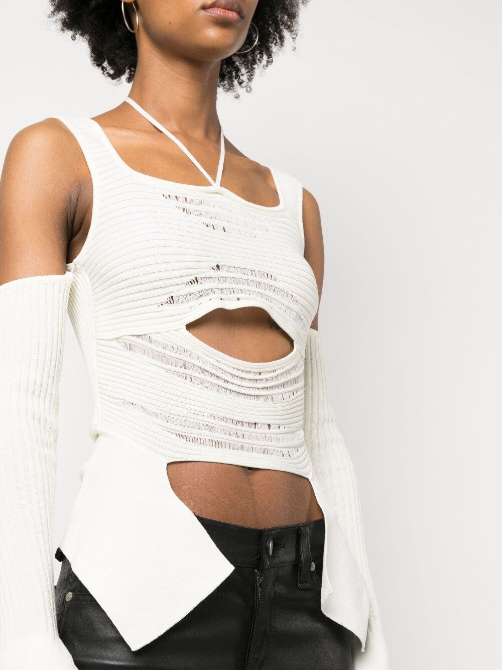 ANDREĀDAMO Andrea Adamo Top White