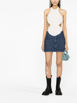 Off White Denim mini skirt