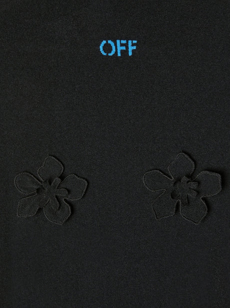 Off White High-neck long dress