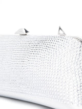 The Attico Long Night crystal-embellished clutch bag