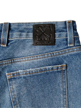 Off White Mid-rise flared jeans