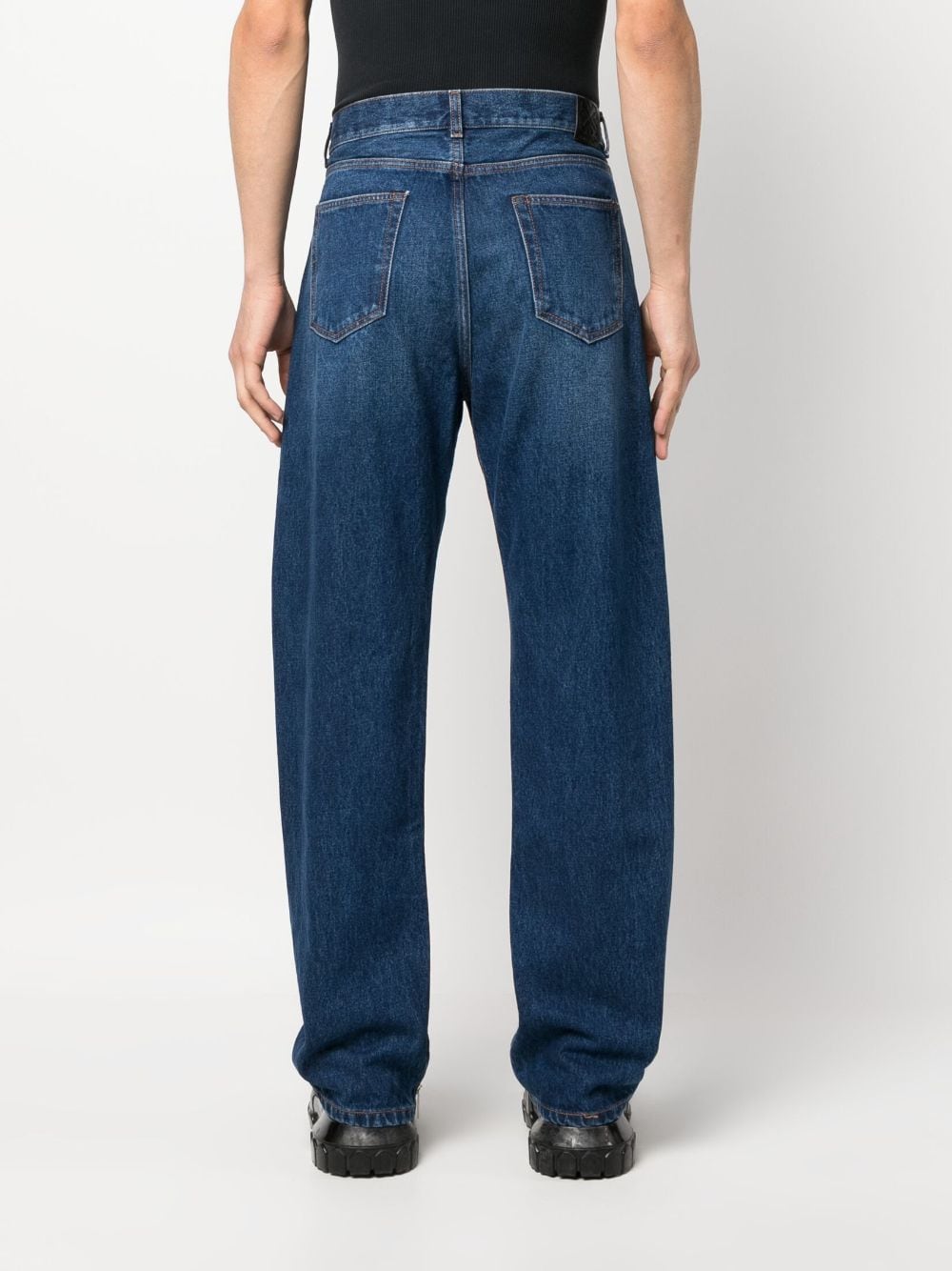 Off White High-waisted straight jeans