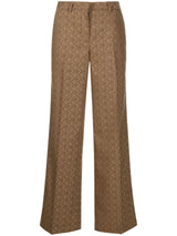 Marine Serre Regenerated Moon Diamant tailored trousers