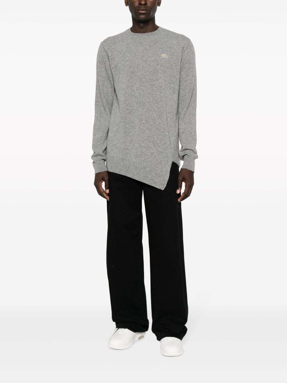 Comme Des Garcons x Lacoste Asymmetric Wool Sweater