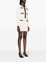 Self-Portrait Waffle-knit mini skirt