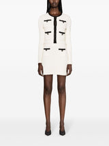 Self-Portrait Waffle-knit mini skirt