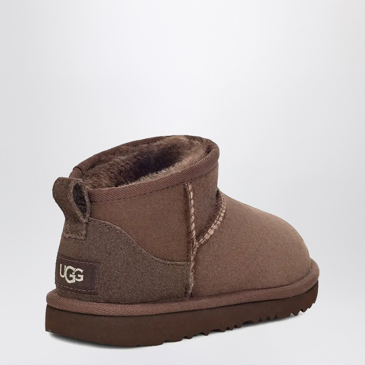 UGG Brown Classic Ultra Mini ankle boots