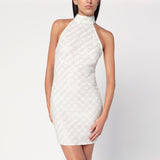 ROTATE Birger Christensen Cream-colored dress with sequins