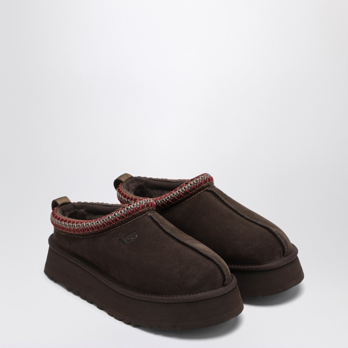 UGG Brown suede Tazz slippers