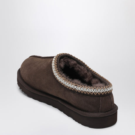 UGG Tasman cocoa-coloured eather slip-ons