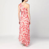 Victoria Beckham One-shoulder draped midi dress