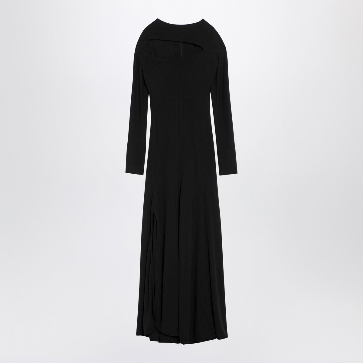 Victoria Beckham Black viscose dress with cut-out
