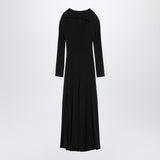 Victoria Beckham Black viscose dress with cut-out