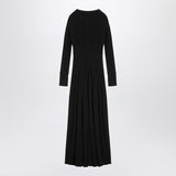 Victoria Beckham Black viscose dress with cut-out