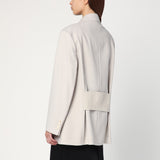 Victoria Beckham Pumice-coloured double-breasted jacket