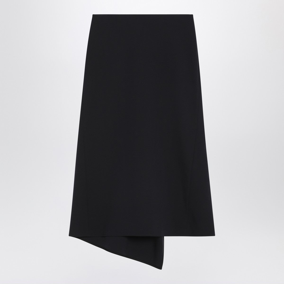 Victoria Beckham Navy blue skirt in wool blend