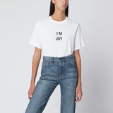 Victoria Beckham “I’m Joy” T-shirt in white cotton