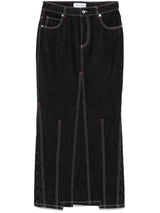 Marine Serre Crescent Moon Long Skirt