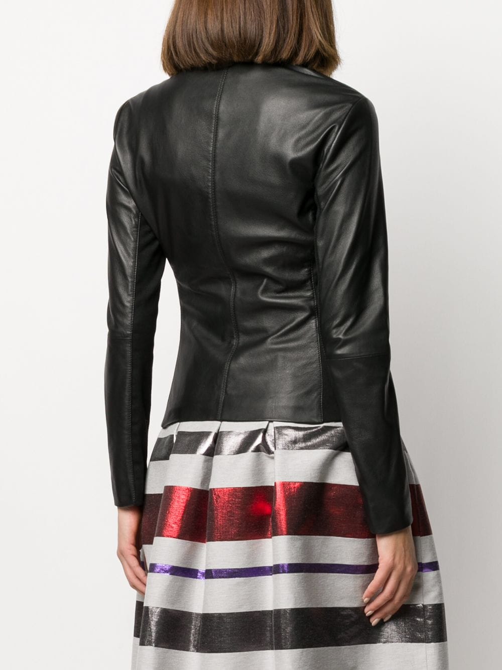 Emporio Armani zipped biker jacket