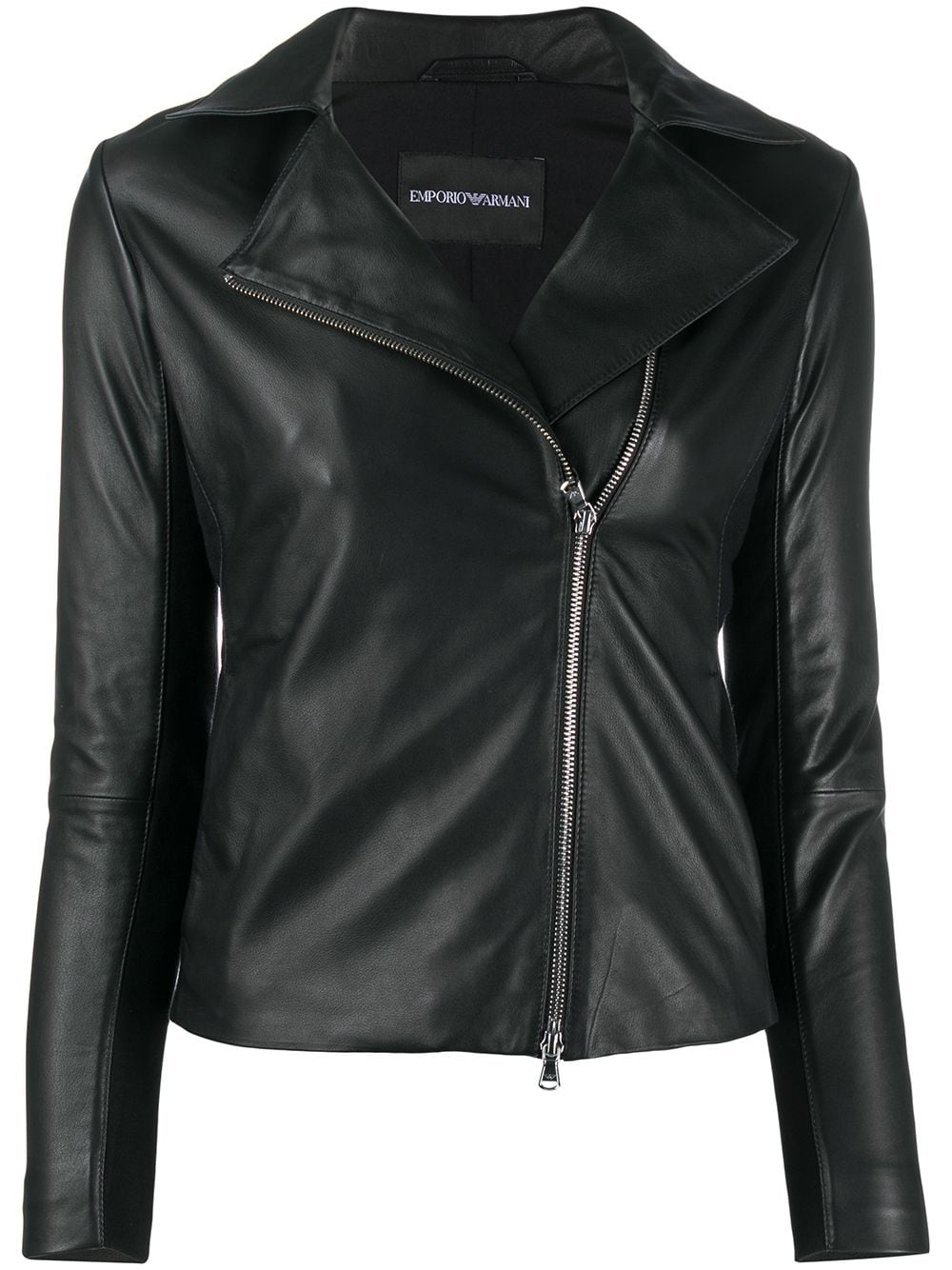 Emporio Armani zipped biker jacket