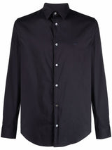 Emporio Armani logo-patch Longsleeved Shirt