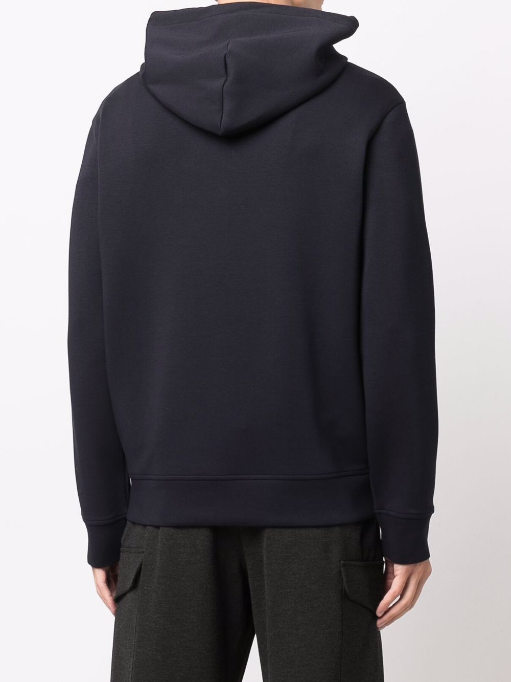Emporio Armani long-sleeved Logo Patch Hoodie