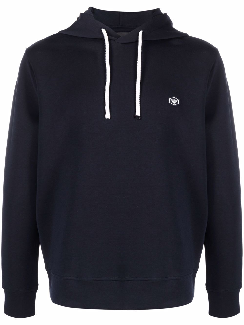 Emporio Armani long-sleeved Logo Patch Hoodie