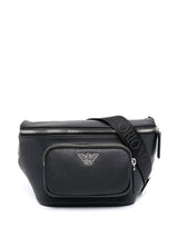 Emporio Armani leather logo-plaque belt bag