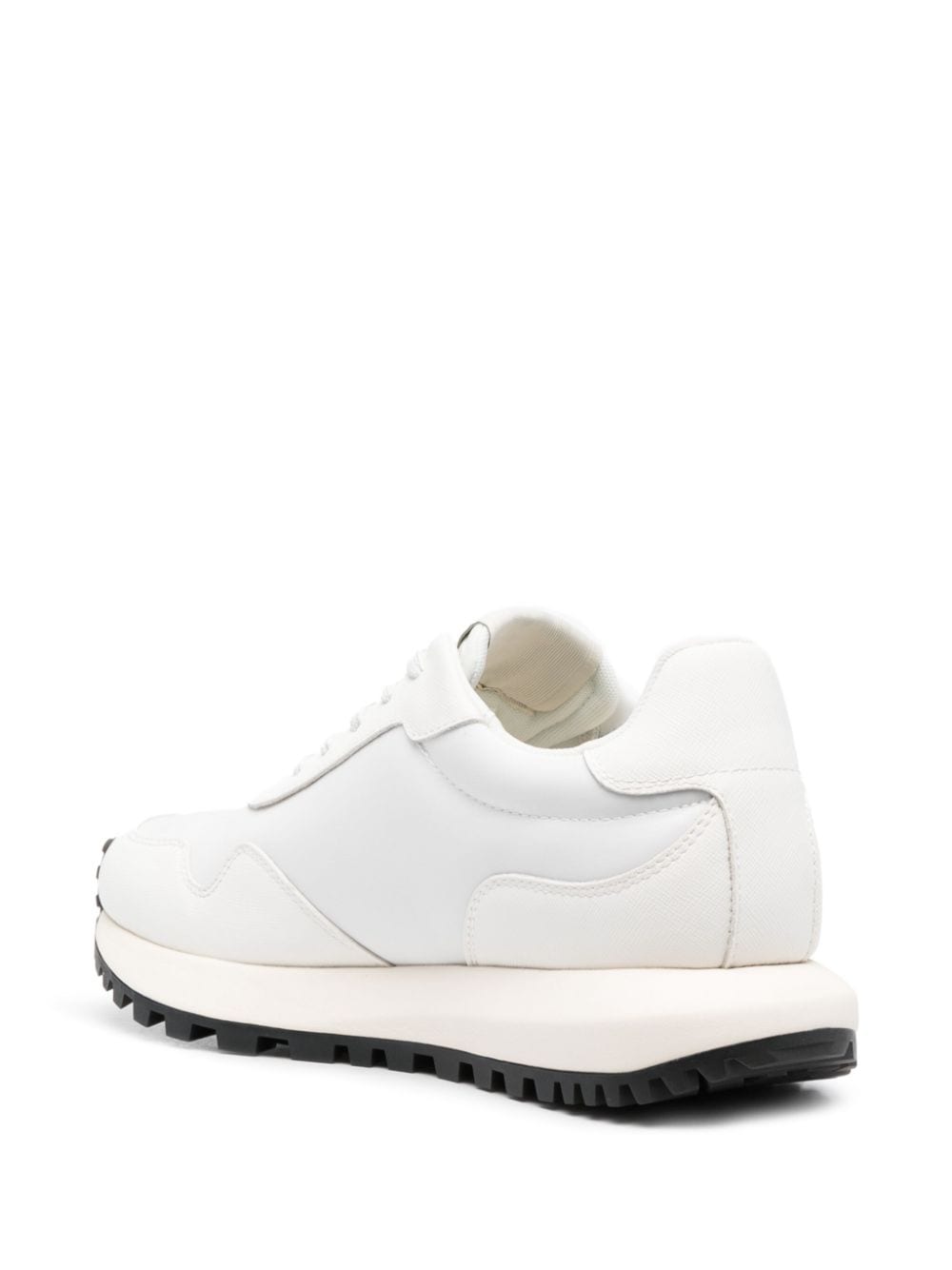 Emporio Armani Sneakers in recycled nylon with details in regenerated saffiano ASV