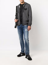 Emporio Armani ASV Lyocell blend jersey T-shirt with micro logo lettering