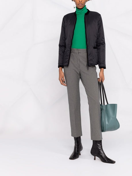 Emporio Armani Nylon reversible guru-collared jacket