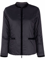Emporio Armani Nylon reversible guru-collared jacket