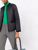 Emporio Armani Nylon reversible guru-collared jacket